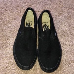 Black Slip-On Vans